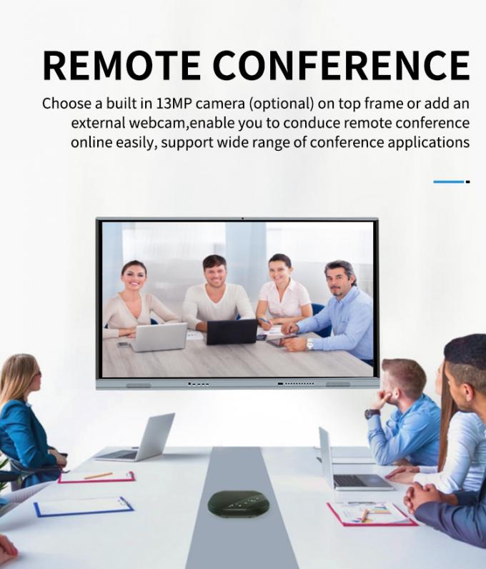 Iboard Новый продукт 98" 4K умный дисплей интерактивный плоский панельный дисплей Большой размер сенсорного экрана Монитор для конференц-зала 1