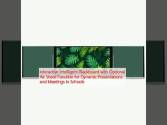 Интерактивная интеллектуальная доска с опциональной функцией воздушного обмена для динамических презентаций и совещаний в школах