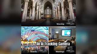 iBoard 4K PTZ AI Tracking Camera for Professional Meetings