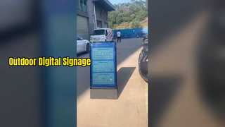 43-дюймовый портативный ЖК-дисплей с аккумуляторной батареей, рекламный плеер, цифровые дисплеи для розничных магазинов, IP65 Outdo