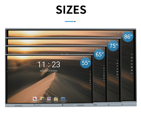 86" сенсорная панель индикаторной панели 32G инфракрасн взаимодействующая ультракрасная для образования