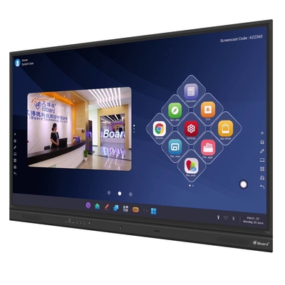 iBoard 75 86 дюймовый умный сенсорный экран интерактивный доска дисплей интерактивная доска для классной комнаты
