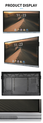 Табло Whiteboard экрана касания DLED 75 цифров взаимодействующее, 3G вспышка RAM 32G, для офиса