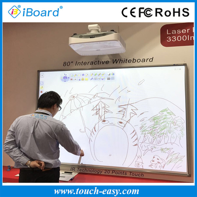 Устойчивый IBoard Интерактивная доска с рабочей влажностью от 0% до 90% Красивый внешний вид