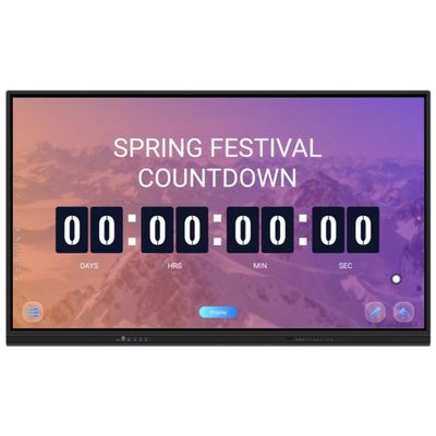 86-дюймовый интерактивный плоскопанельный сенсорный дисплей для образования и конференций