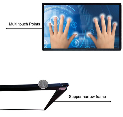 19"65"75"86" Мульти IR Touch Screen Frame Overlay Interactive Ir Frame Для смарт-телевизора с интерактивным монитором