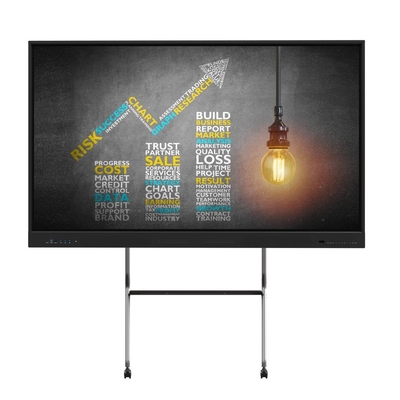 Интерактивный 4K Ultra HD LCD Smart Board Windows OS 10/11 Pro Стенномонтируемое закаленное стекло Встроенные динамики