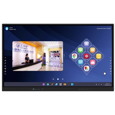 LCD Smart board 110 дюймов Новейший интерактивный дисплей Для больших классов Зал заседаний Корпоративный