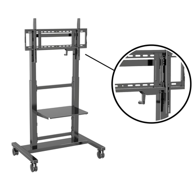 iBoard TV Мобильный телекарт TV Mount Высота регулируемая 42''- 86 "интерактивная плоская панель Троллейбусная стойка Подъемник подъемник