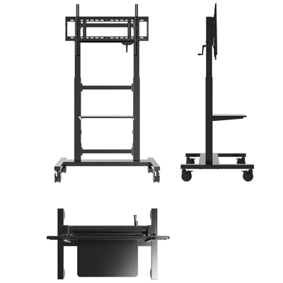 iBoard TV Мобильный телекарт TV Mount Высота регулируемая 42''- 86 "интерактивная плоская панель Троллейбусная стойка Подъемник подъемник