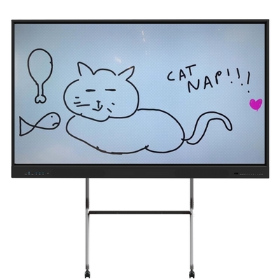 3840*2160 LCD Teaching Board 5ms Интерактивная сенсорная панель Windows Linux Инфракрасное для бизнеса или школьного образования
