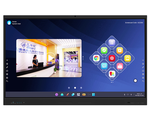 Горячая продажа Дешевый 65 75 дюймовый 4K LCD дисплей Умная доска Цены Цифровая доска образовательная интерактивная доска