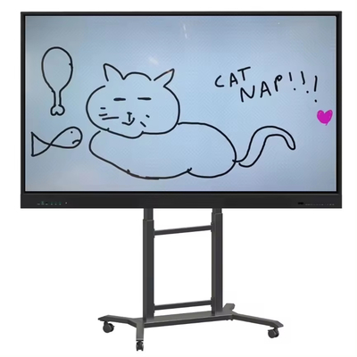 iBoard TV Мобильный телекарт TV Mount Высота регулируемая 42''- 86 "интерактивная плоская панель Троллейбусная стойка Подъемник подъемник