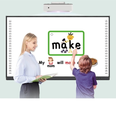 Цифровая электронная учебная машина Доска для пальцев Smart Touch Интерактивная доска с HD проектором для школы