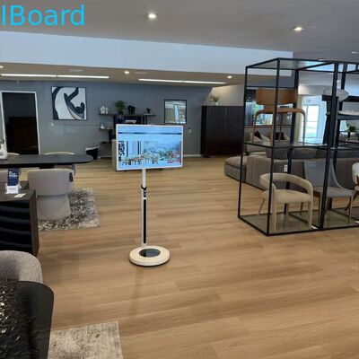 32-дюймовый портативный киоск с сенсорным экраном и 10-точечным интерактивным емкостным дисплеем