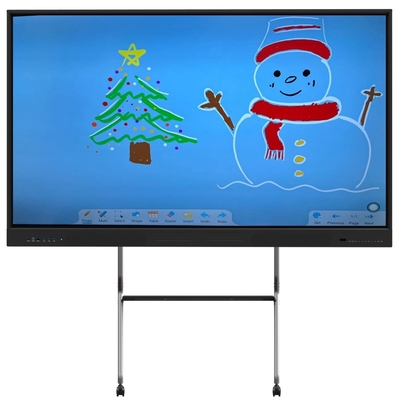 Новейший Android 14 LCD Smart Board 75 "Интерактивная плоская панель для образования рабочего места