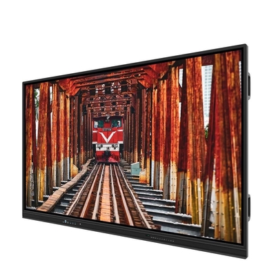 IR Interactive Whiteboardge 98 105 110 дюймов Большой экран смарт-телевизор для медиа классной комнаты видеокомната андроид сенсорный Wi-Fi VGA аудио подключенный ПК