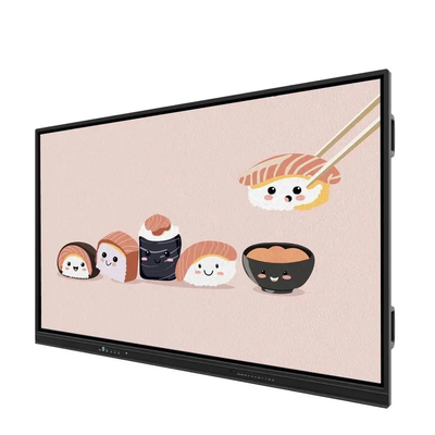 Метод сенсорного тома Finger Pen Smart Board с встроенными динамиками LCD Smart Board 65 75 86 98 дюймов Учебное программное обеспечение Запись экрана Скриншот Беспроводной обмен для обучения кабинет класса