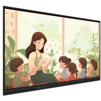 Метод сенсорного тома Finger Pen Smart Board с встроенными динамиками LCD Smart Board 65 75 86 98 дюймов Учебное программное обеспечение Запись экрана Скриншот Беспроводной обмен для обучения кабинет класса