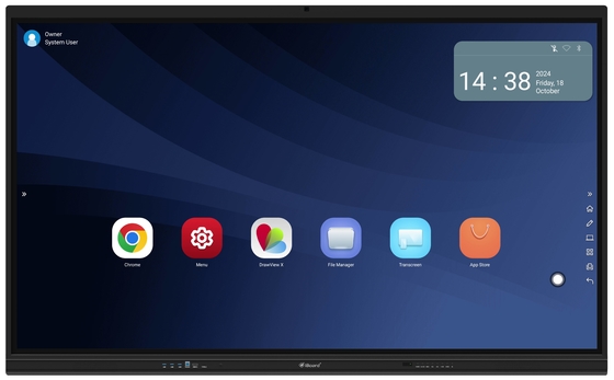 Последнее Android14 (32+512GB) 75 дюймовая интерактивная плоская панель для высококлассного решения