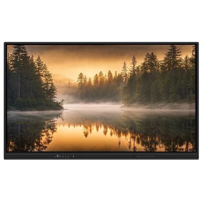 4K 65 75 86 98 110 дюймов Антиотражательная закаленная панель Интерактивная умная доска ИР-монитор Супер стройная рама компьютерный монитор для учебного мероприятия школьного собрания