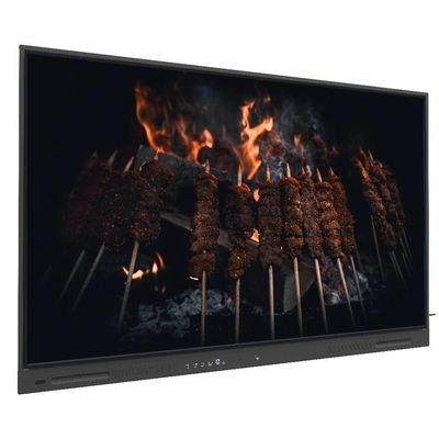 LCD Smart Board 65 75 86 дюймов Онлайн обновление 4K сенсорный экран Дисплей с учебными инструментами Программное обеспечение для команд Zoom Использование для обучения