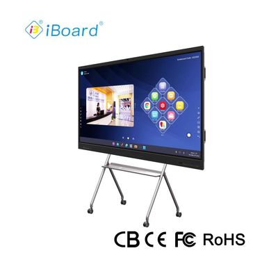 Iboard Factory Direct 75 дюймовый 4K Multi Touch Smart Screen Интерактивный плоский панельный дисплей Белая доска для встреч и обучения