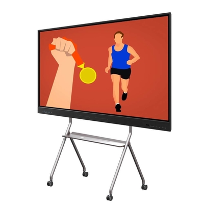 LED Interactive Whiteboard 86 98 110 Inch Android 13 14 LCD Smart Board Response 5-8 Ms программное обеспечение для встреч совместимое с камерой и микрофоном и мобильным подставным устройством