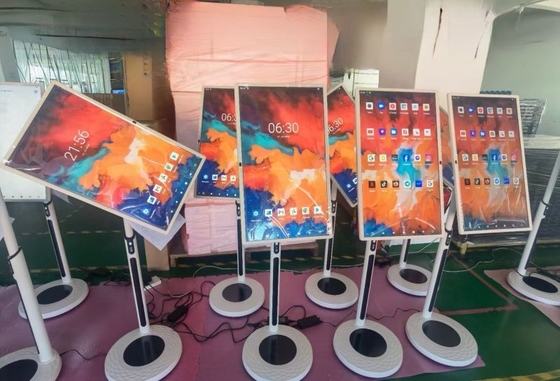 iBoard 32 дюймовый Android 13 Smart Touch Screen Беспроводной дисплей в ячейке с камерой 5-7H Долгий срок службы батареи Регулируемый стенд