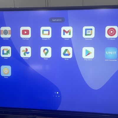 Новая 75-дюймовая интерактивная плоская панель Android для умных классов и конференций