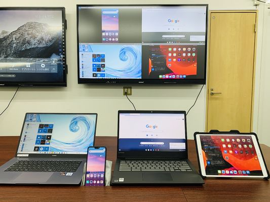 Обновление системы сделано простым интерактивным плоским дисплеем с инфракрасным сенсорным и удаленным обновлением через сеть Интернет