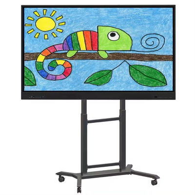 IBoard Высота регулируемая 42"-86" Троллейбусная многомобильная телекаретка для интерактивной плоской панели Smart Whiteboard VESA 100*100-800*600 мм