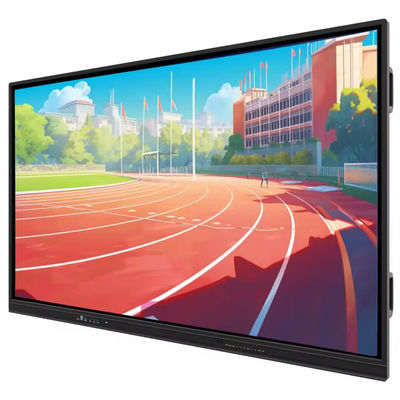 4K Android 14 Интерактивная доска 86 дюймовая мультимедийная умная доска электронный сенсорный экран для встреч в классе