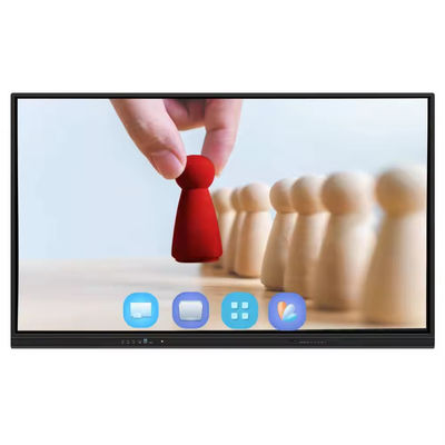 4K Android 14 Интерактивная доска 86 дюймовая мультимедийная умная доска электронный сенсорный экран для встреч в классе