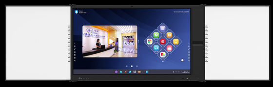 iBoard Factory Android 14 8+128G Интерактивная плоская панель с высокой контрастностью 1200:1 и скоростью курсора 100 Dot/S 20 Точка касания Поддерживается совместным использованием экрана Интерактивная доска
