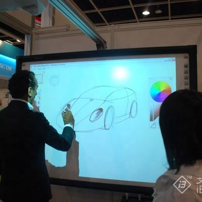 20 точек соприкосновения Iboard Интерактивная доска с алюминиевым каркасом и подвижной подставкой