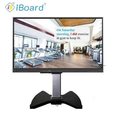 65 дюймовый 4K UHD интерактивный плоский панель смарт-телевизор с новым оборудованием Android для занятий в классе