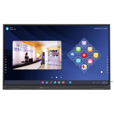 Умная панель LCD повысит ваш Chromebook MAC Linux Windows с выходом HDMI USB VGA Wifi для 65 75 86 дюймовой панели