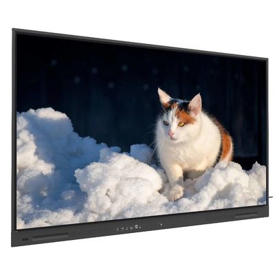 Интерактивный IR-карточка 450 нит 86 дюймов Android 14 Touch Wifi VGA DP USB Облачные ресурсы Умный телевизор Монитор для университетского офиса