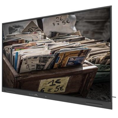 Увеличьте свой бизнес с помощью Black LCD Smart Board с выходом USB и 350cd / m2 WIFI и беспроводный 110-дюймовый монитор