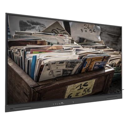 Увеличьте свой бизнес с помощью Black LCD Smart Board с выходом USB и 350cd / m2 WIFI и беспроводный 110-дюймовый монитор