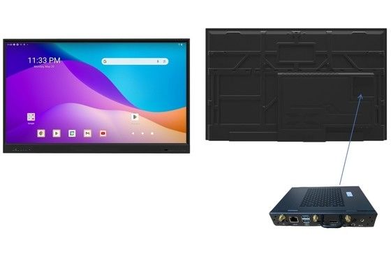 Фабричный прямой IBoard OPS Компьютер Мини ПК Встроенный Android 13 EDLA IR Интерактивный Whiteboard Умный сенсорный экран Для школьного образования