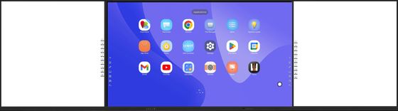 Прямая поставка с завода IBoard Android 14 8+128G Интерактивная плоская панель ИК-инфракрасный порт, поддержка 20 касаний, с функцией Screen Share, интерактивная доска с маркером для письма, боковая доска для школьного образования