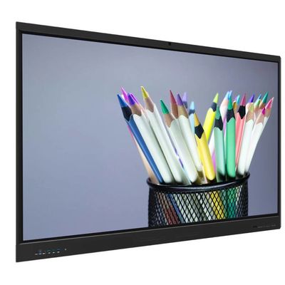 LCD Smart Board 75 дюймов IFP Android 14 8+128G Камера Микрофон Спикер Световой датчик Wifi Инфракрасный 50 точек касания Для школы Онлайн обучение Офис Zoom Команды совещания