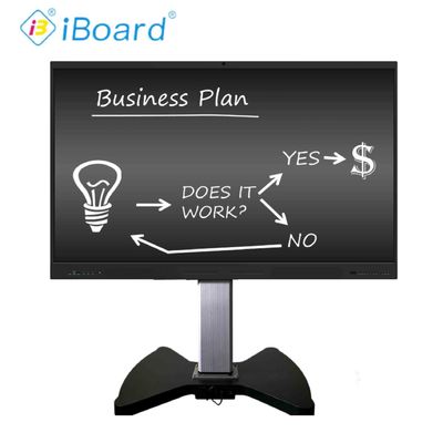 86 Inch Smart Board with Build in Camera and Microphone Touch Screen Interactive Flat Panel for Conference Meeting and Education