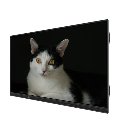 98-дюймовый 4K интерактивный плоский панель Android 14 8+128gb цифровой смарт сенсорный экран Android OPS мобильный стенд необязательно для занятий в классе