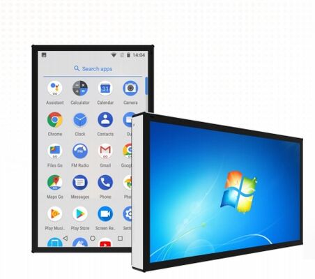 Настенный Android ПК с сенсорным экраном 49 дюймов, CMS, USB, медиа, видеомонитор