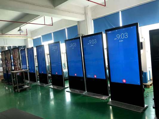 Iboard 19 years factory Wholesale 23.8 27 32 inch Floor Standing Digital Signage Display Advertising Floor Standing Kiosk Capacitive Touch With Android Or Windows System for indoor advertising