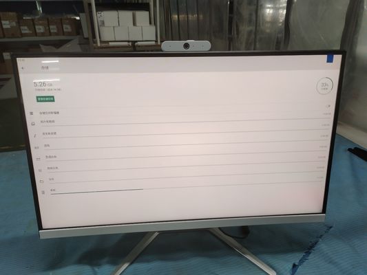 Wholesale  21.5'' 23.8'' 27'' 32 Inch Desktop Monitor With Built In 13MP Webcam All-In-One Android And Windows System Optional Capacitive 10 Touch Point Louder Speaker & Mic Interactive Whitebooard