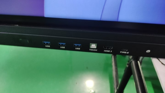 IBoard Factory Wholesale Интерактивный сенсорный экран Монитор 2 мм Точность 15W * 2 или 20W * 2 Динамики и беспроводная проекция экрана Интерактивная доска